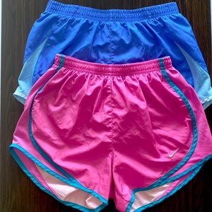 Womens XS DRI-FIT NIKE running and athletic shorts bundle, worn once*